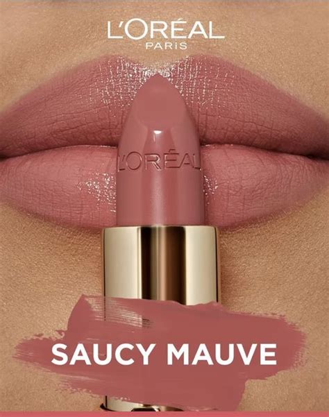 l oreal saucy mauve lipstick